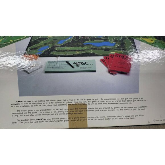 Golf The Game Board Game Man Cave Chance Trivia - Ready To Enjoy! VINTAGE 1995! - Picture 10 of 11